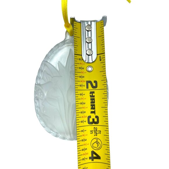 Nachtmann Germany Crystal Suncatcher Ornaments Set of 3 Rabbit Rooster Daffodil - Picture 13 of 13